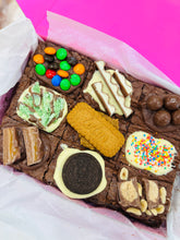 Load image into Gallery viewer, Best Fudge Baked Chocolate Brownies - Assorted Loaded Brownie Gift Box
